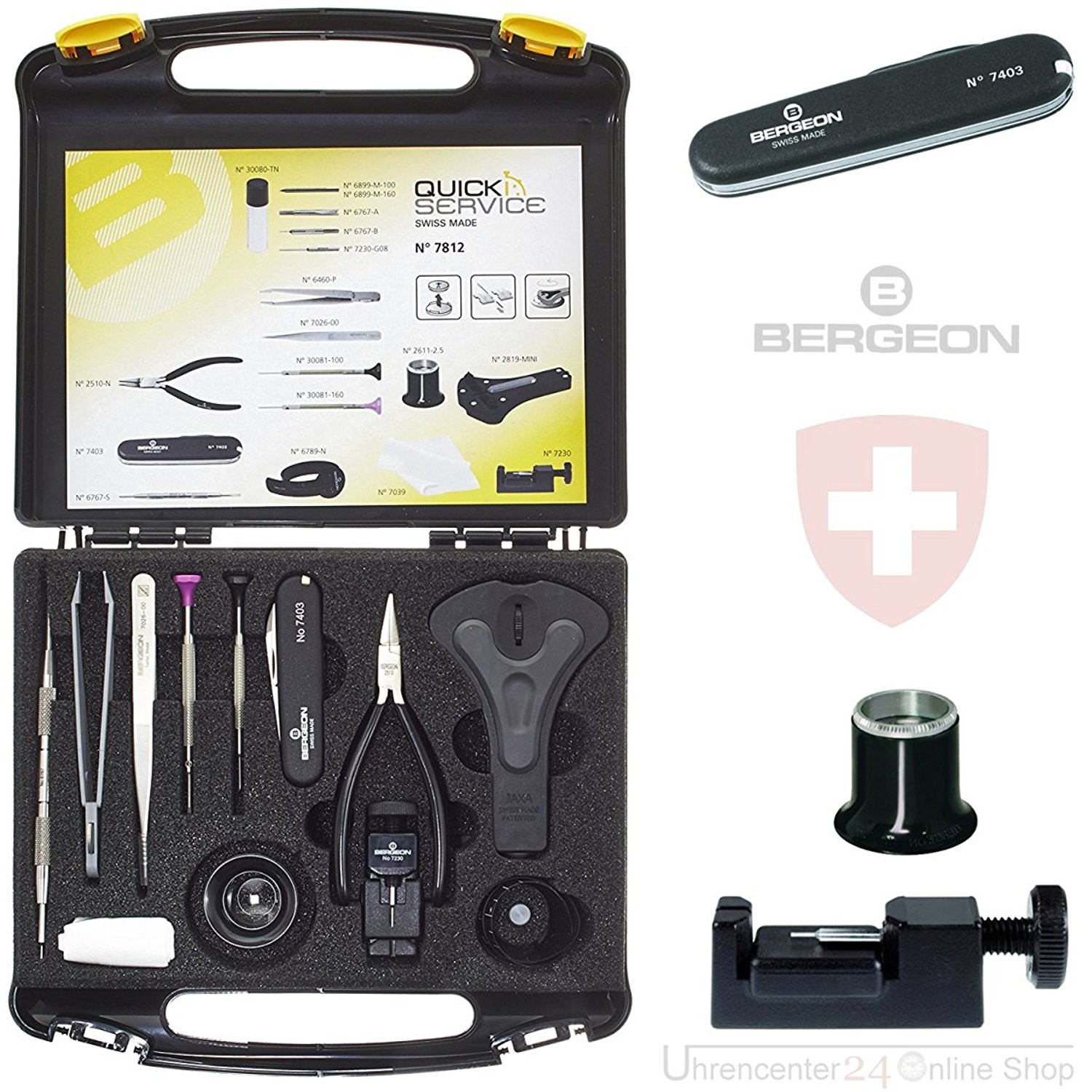 Bergeon Swiss Made Werkzeugset 7812 - Ditur