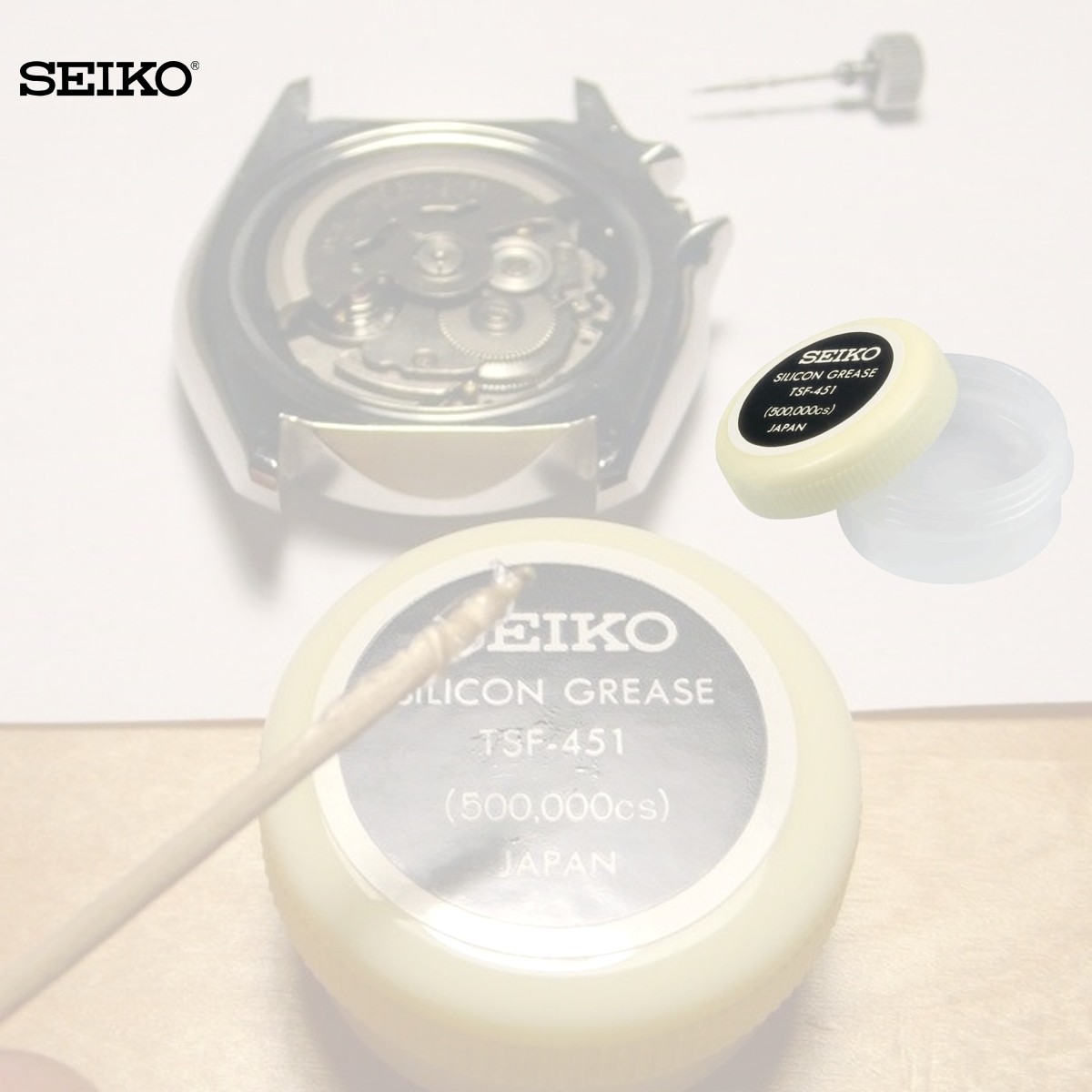SEIKO Watch TSF-451 Silicon Grease for Waterproof Watch Gaskets