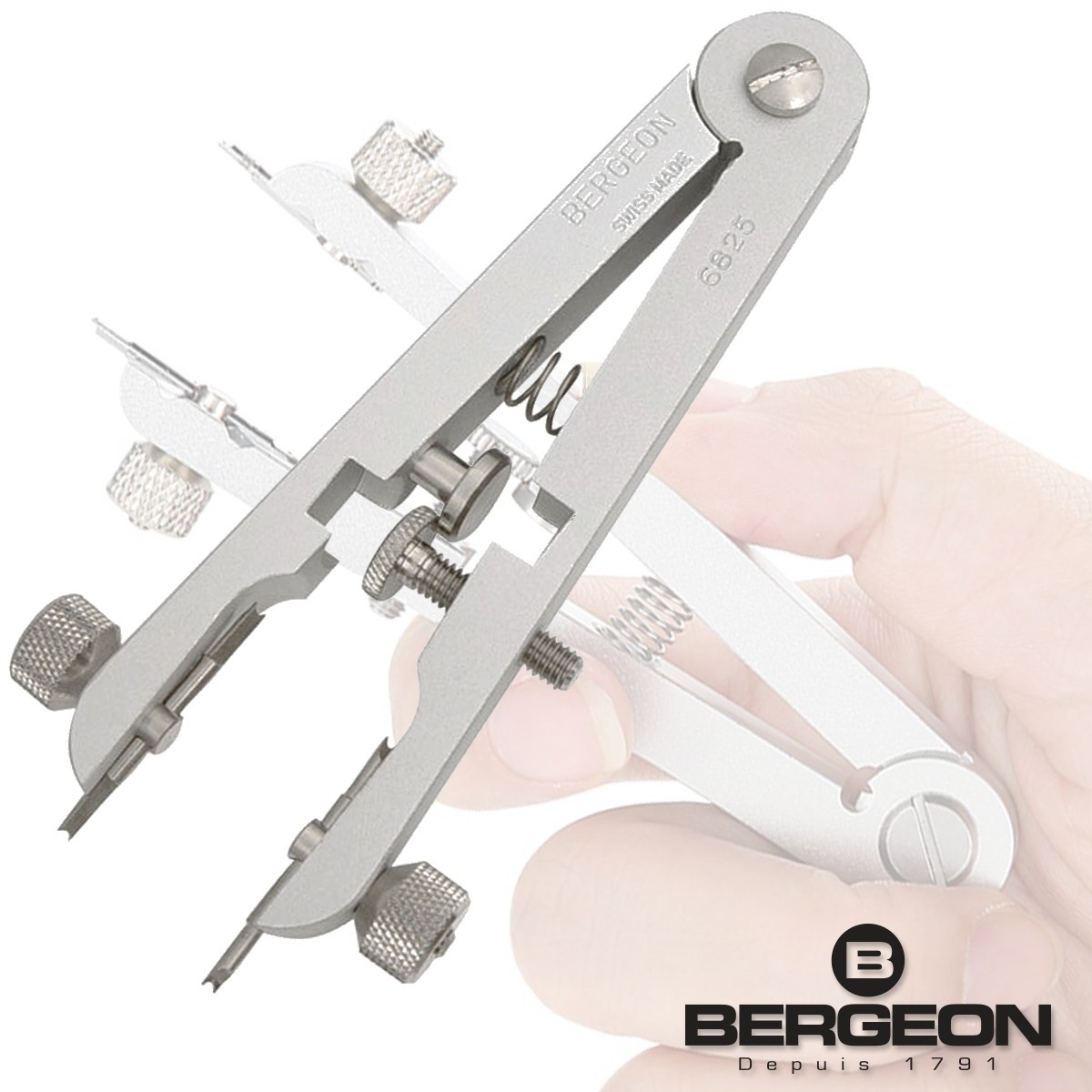 Bergeon 6825-VAR watch band tool / spring bar plier - watch tool