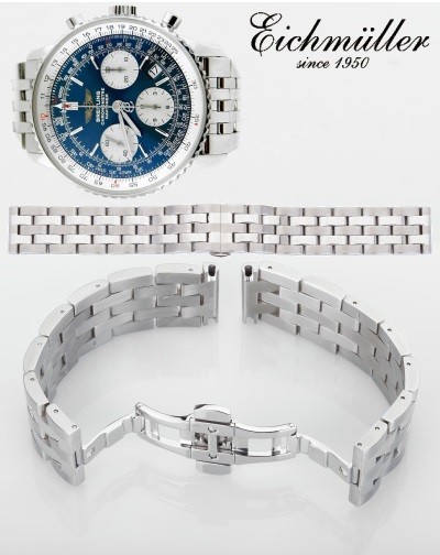 22mm 24mm Breitling HERITAGE Superocean Mesh 316L Stainless Steel Watch  Band Bracelet for Breitling Navitimer Avenger Fast Shipping - Etsy